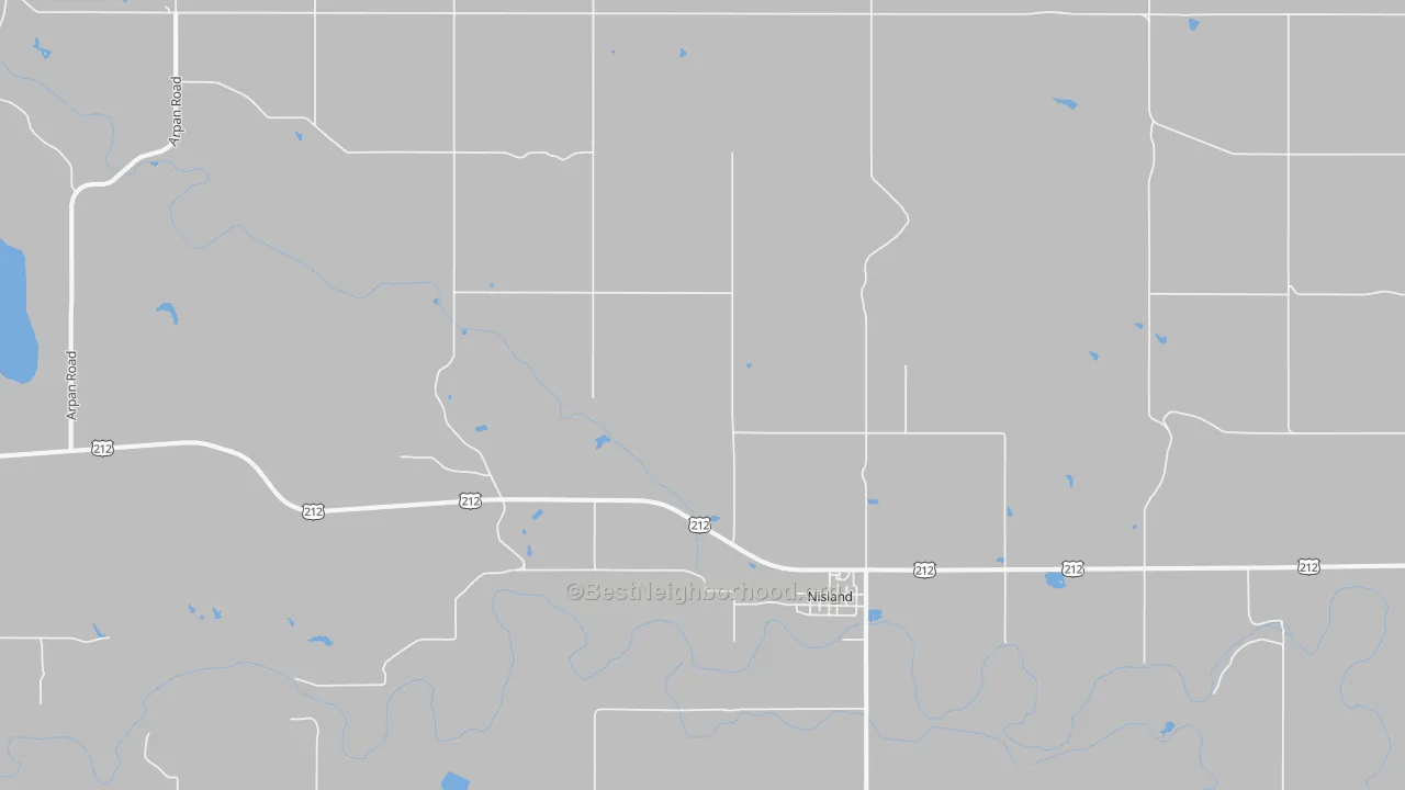 Bike Grade map of 57762, SD