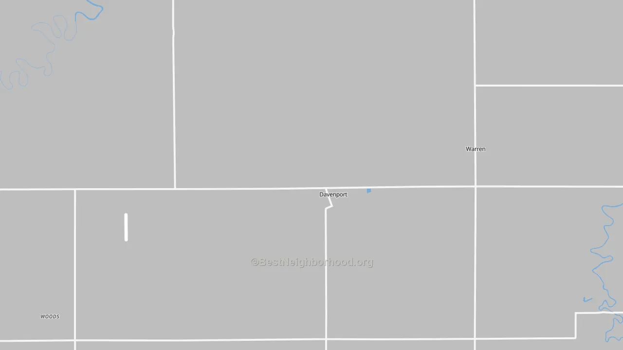 Bike Grade map of 58021, ND