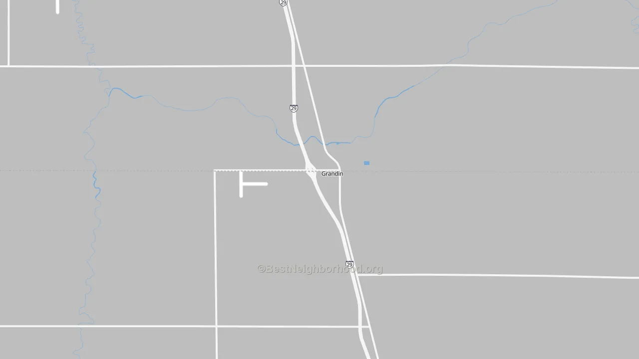 Bike Grade map of 58038, ND