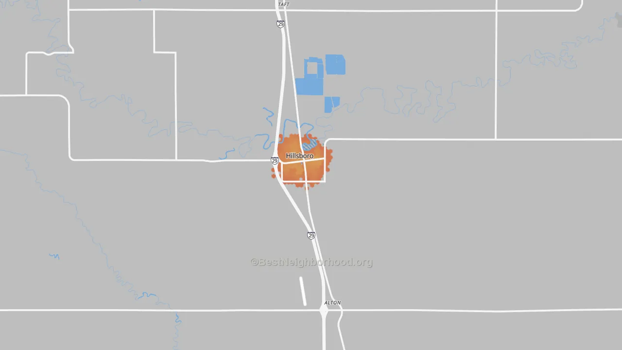 Bike Grade map of 58045, ND
