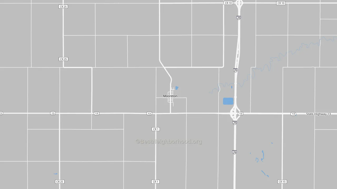Bike Grade map of 58061, ND