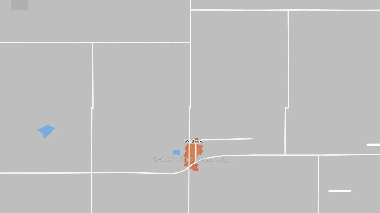 Bike Grade map of 58081, ND