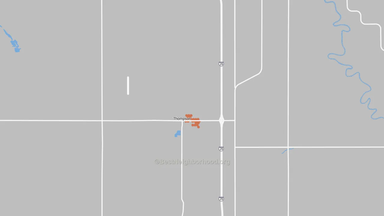 Bike Grade map of 58278, ND