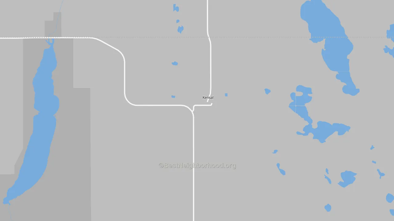 Bike Grade map of 58455, ND