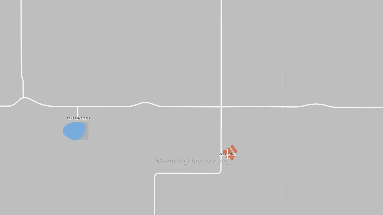 Bike Grade map of 58475, ND