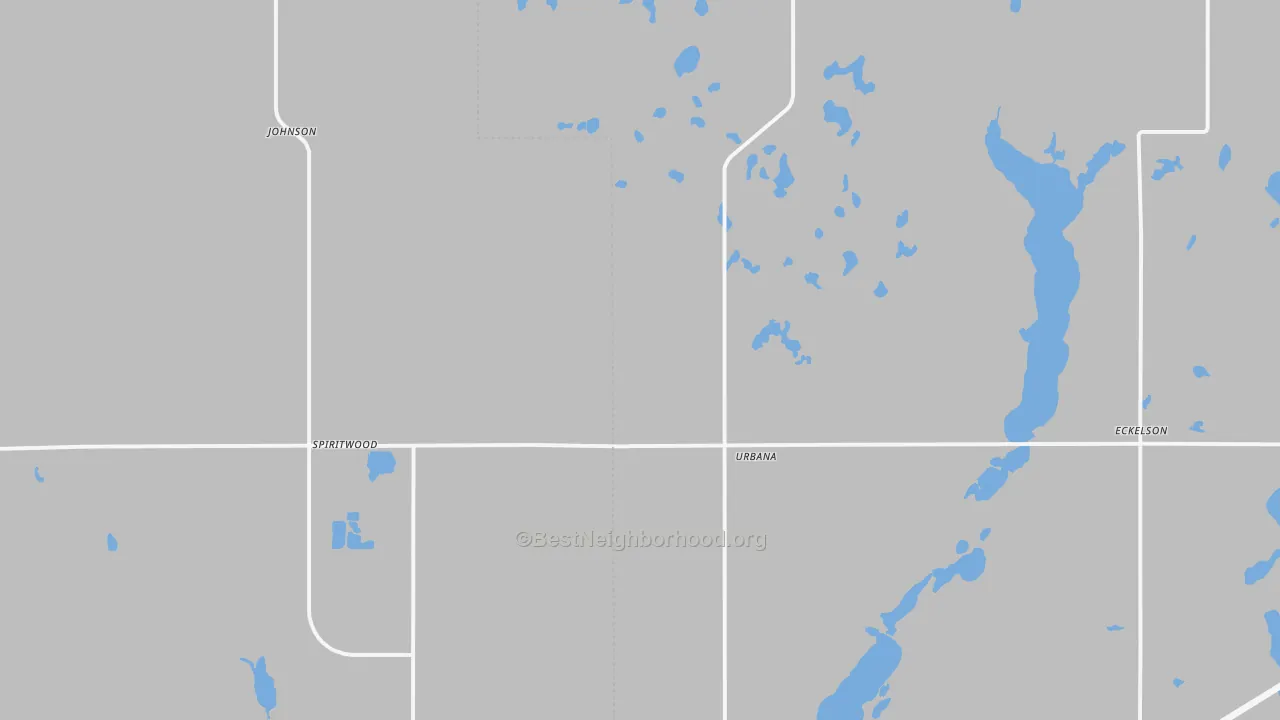 Bike Grade map of 58481, ND