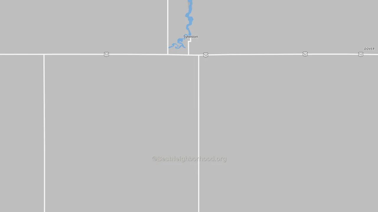 Bike Grade map of 58486, ND