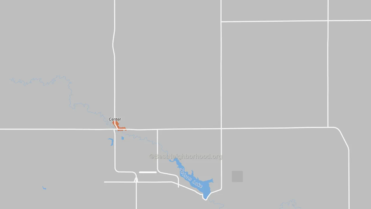 Bike Grade map of 58530, ND