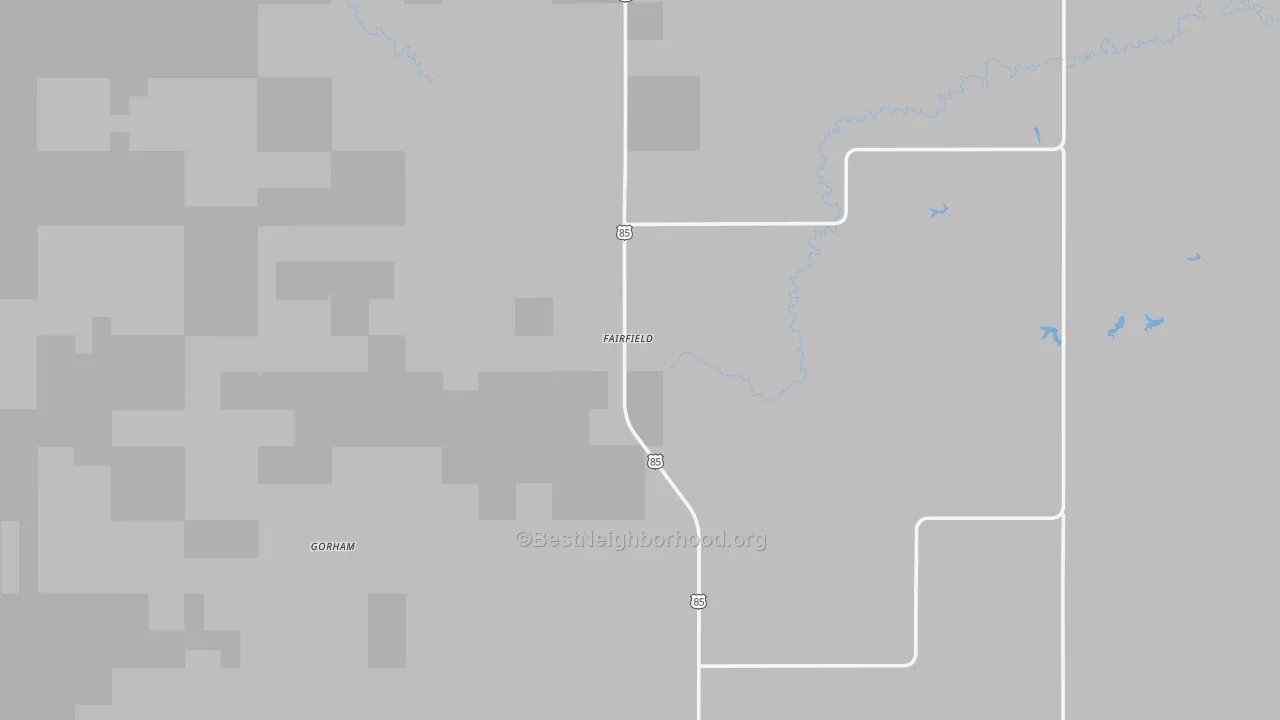 Bike Grade map of 58627, ND