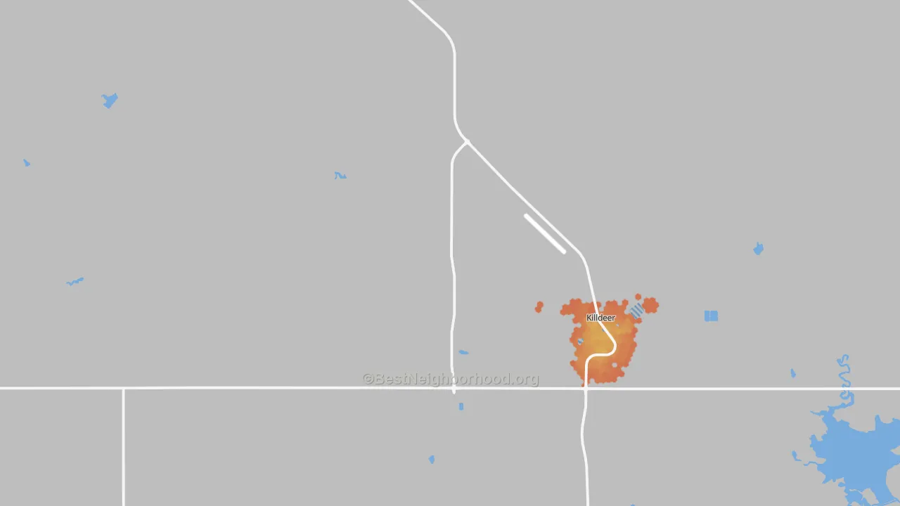 Bike Grade map of 58640, ND