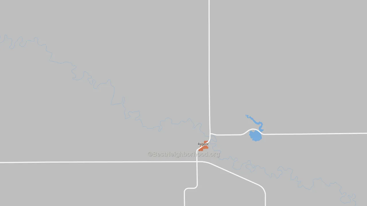 Bike Grade map of 58650, ND
