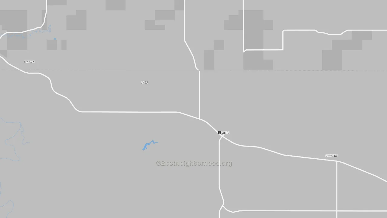 Bike Grade map of 58651, ND