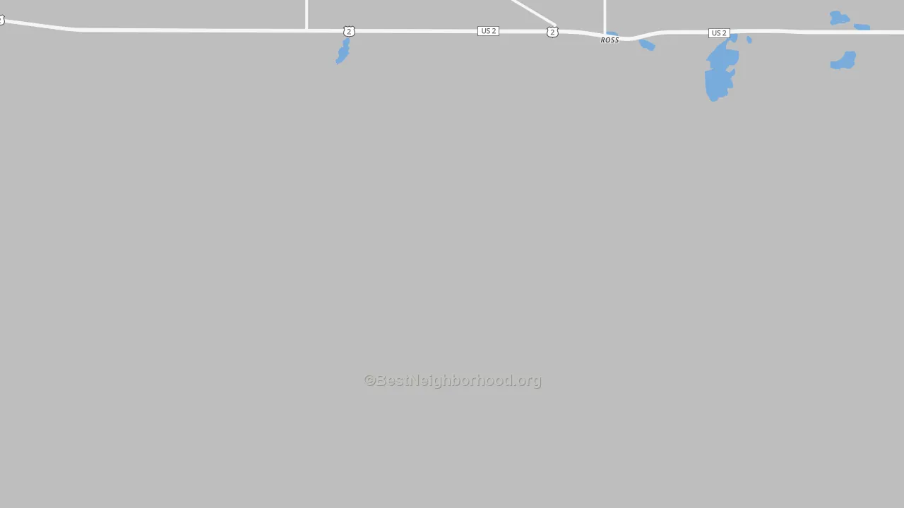 Bike Grade map of 58776, ND