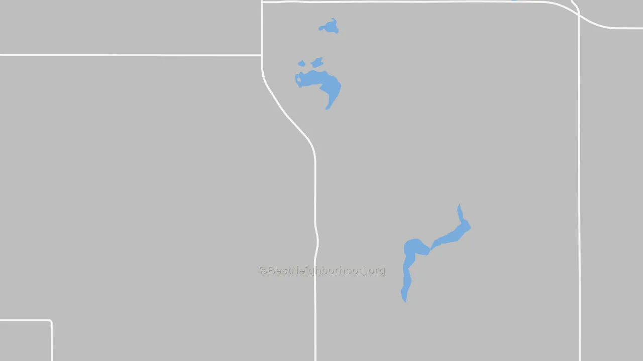 Bike Grade map of 58778, ND