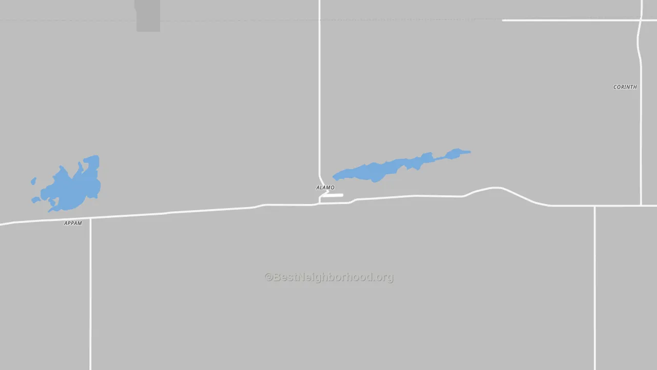 Bike Grade map of 58830, ND