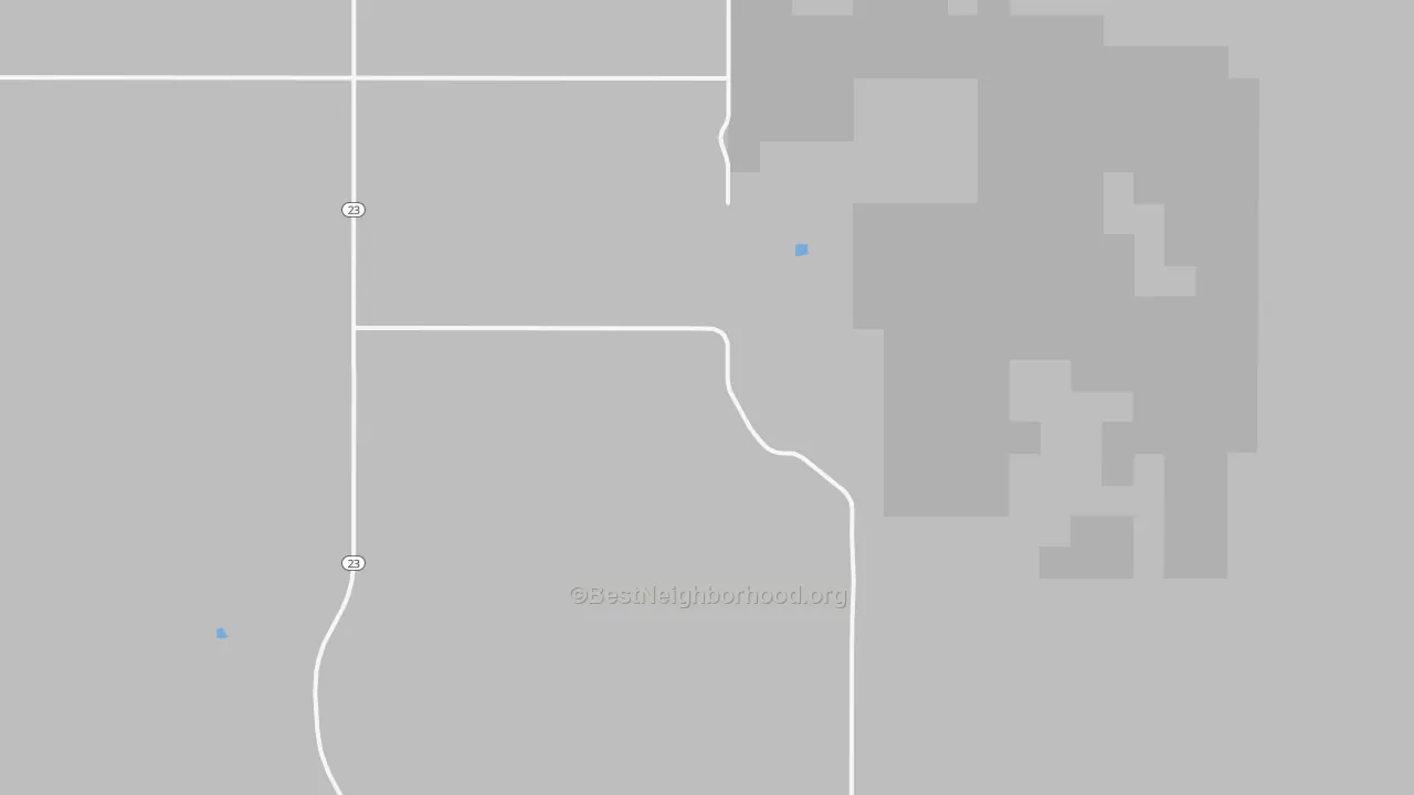 Bike Grade map of 58847, ND