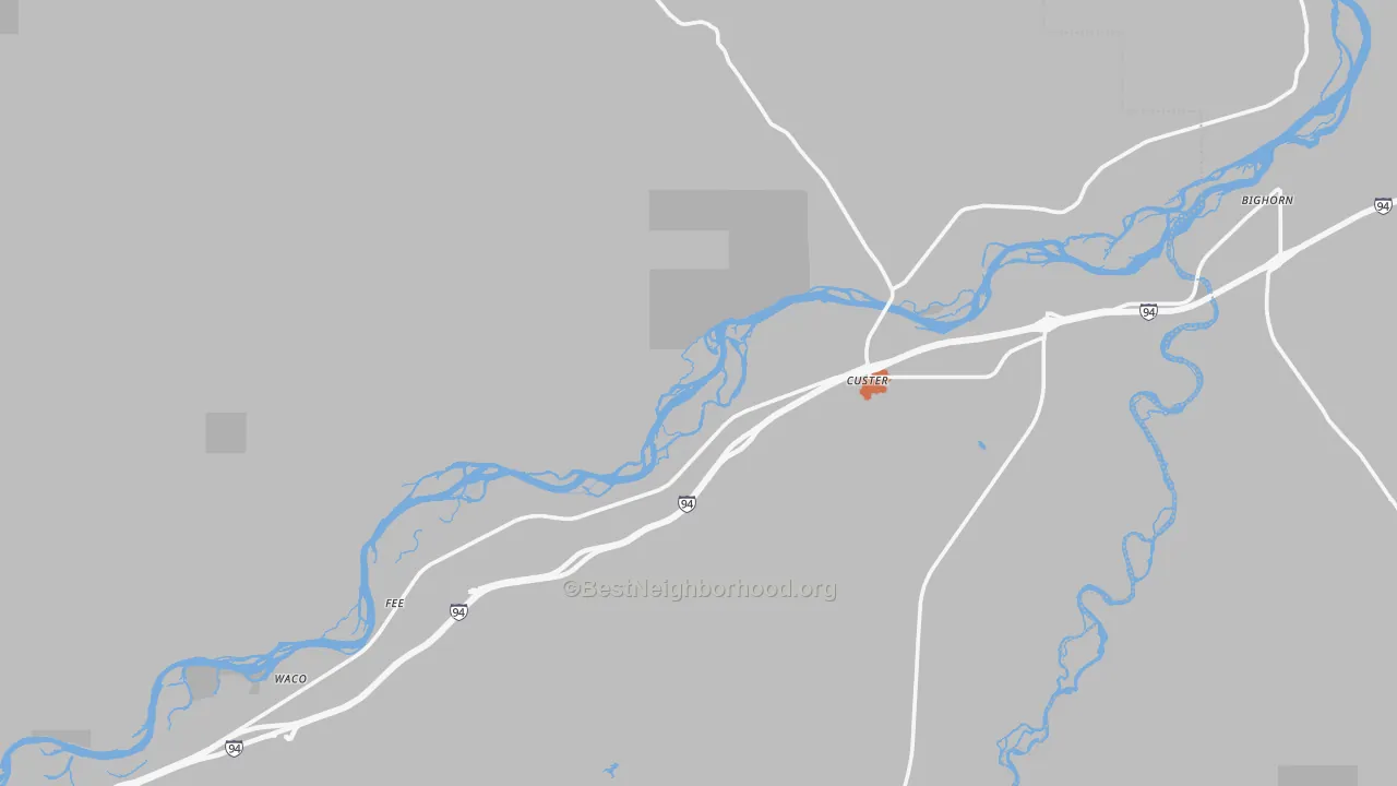 Bike Grade map of 59024, MT