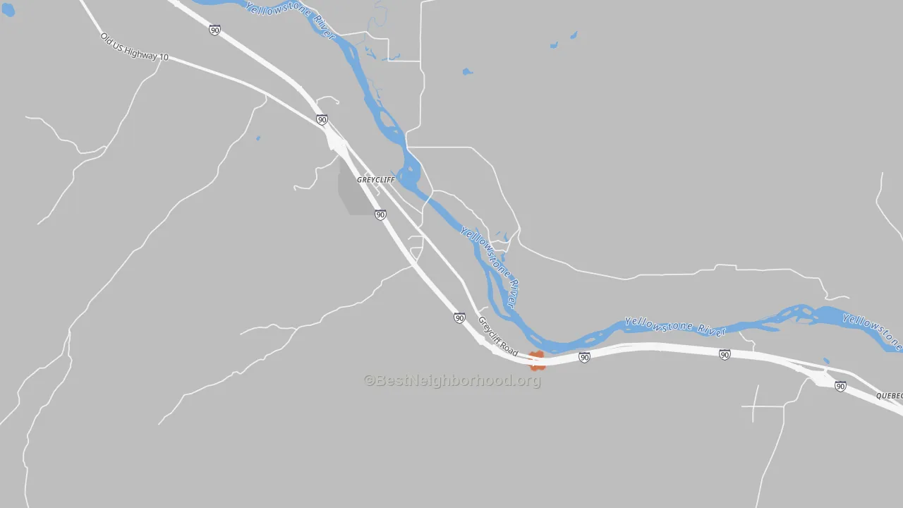 Bike Grade map of 59033, MT