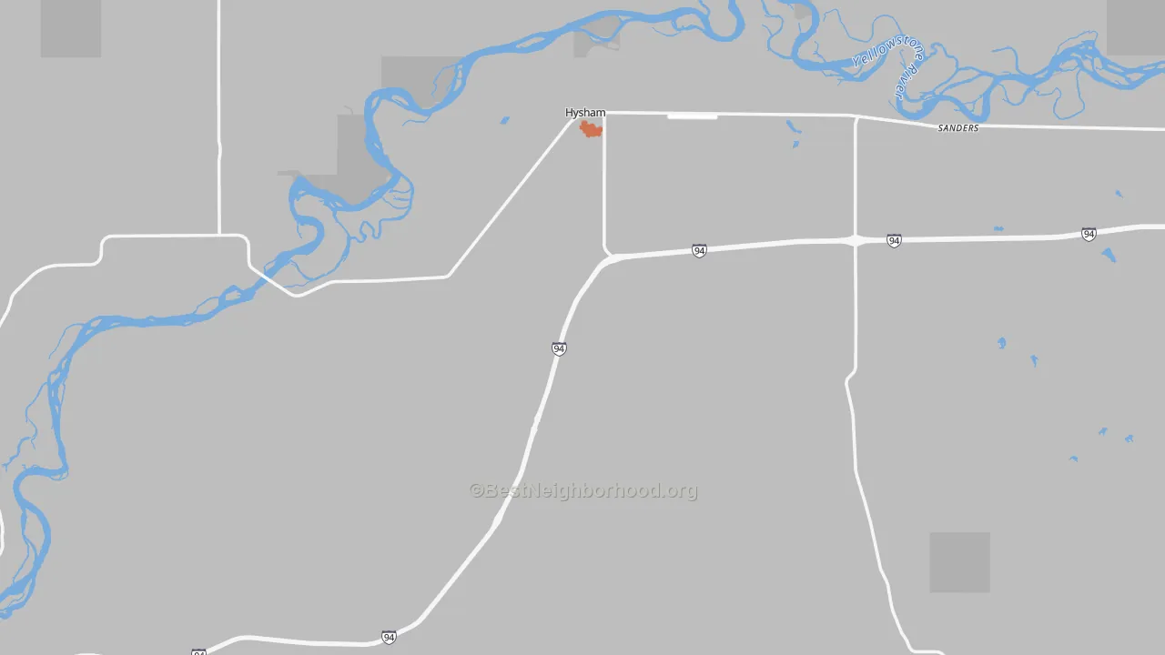 Bike Grade map of 59038, MT