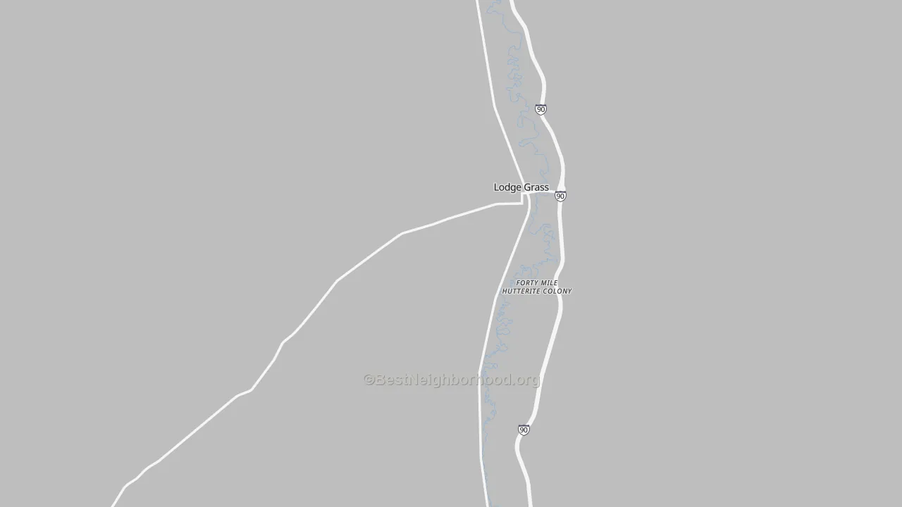 Bike Grade map of 59050, MT
