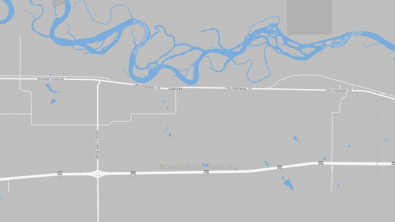 Bike Grade map of 59076, MT