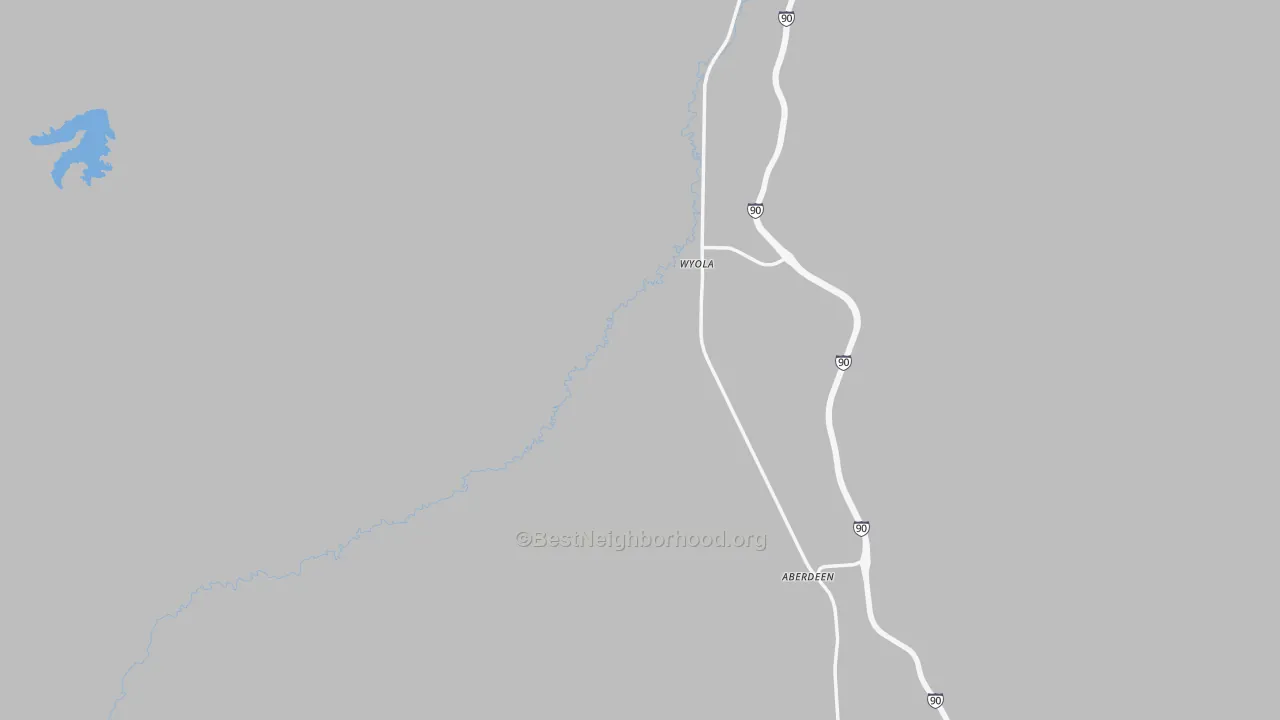 Bike Grade map of 59089, MT