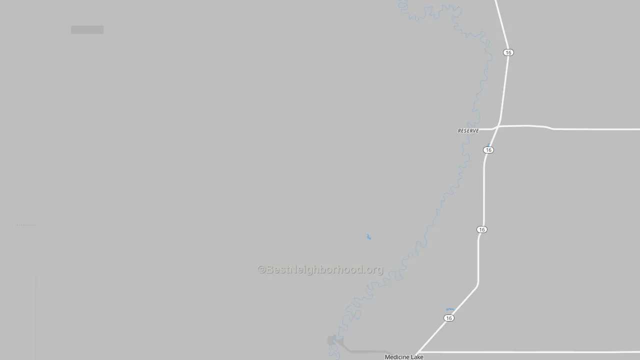 Bike Grade map of 59258, MT