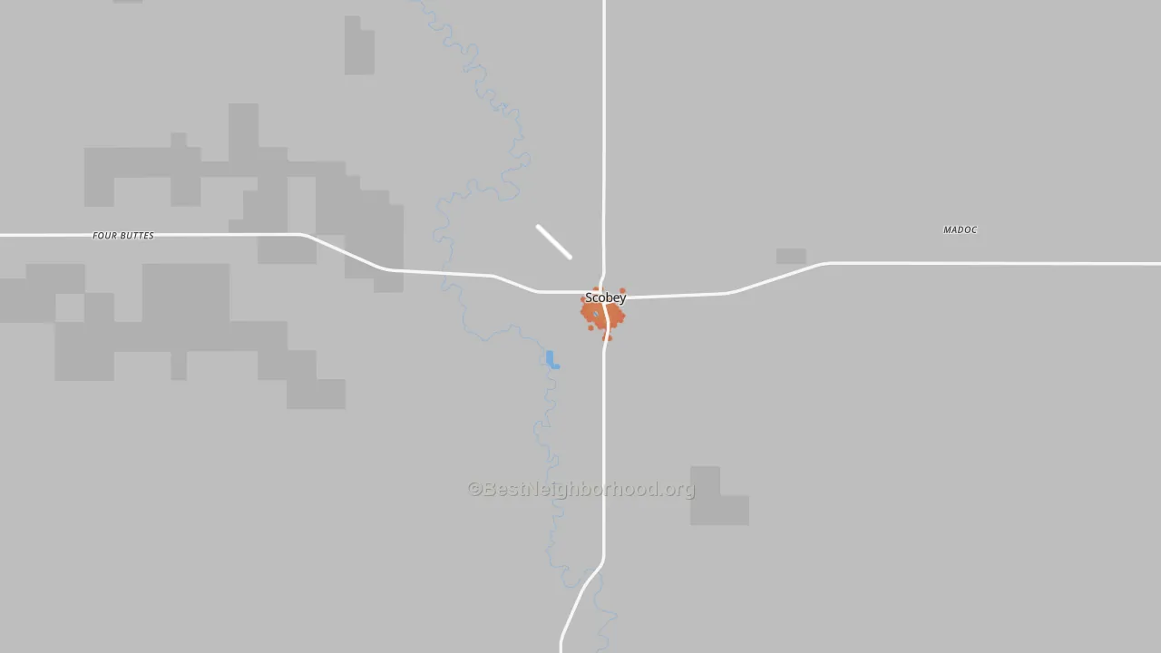 Bike Grade map of 59263, MT