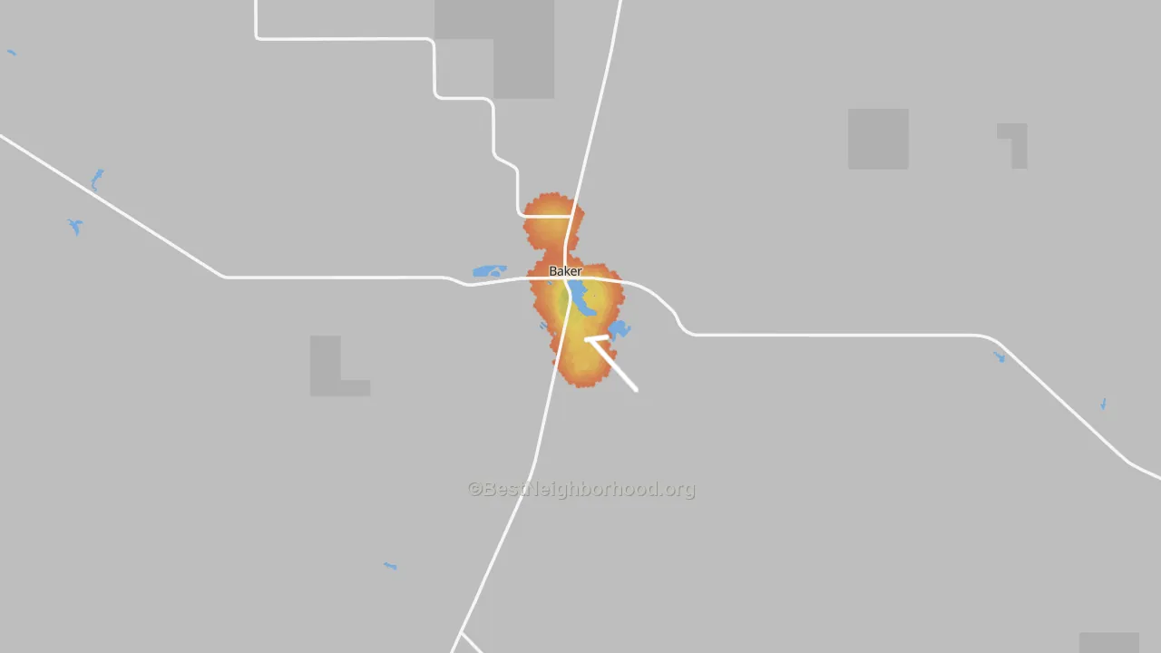Bike Grade map of 59313, MT