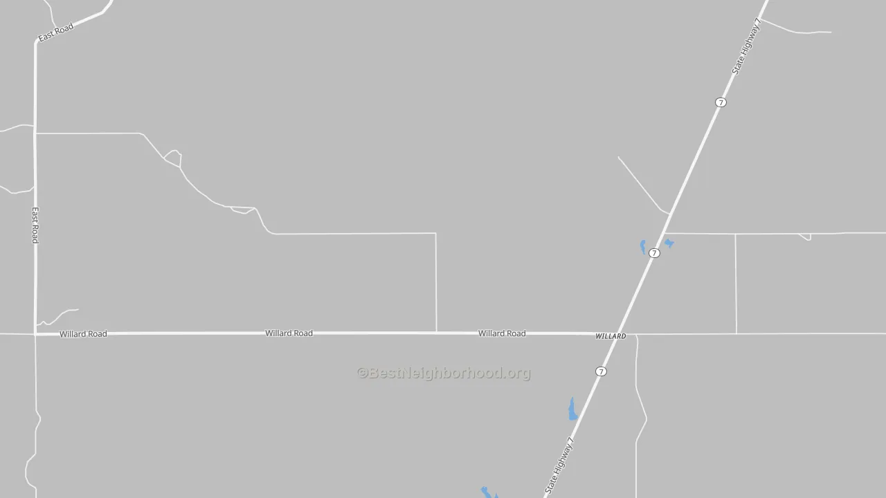 Bike Grade map of 59354, MT