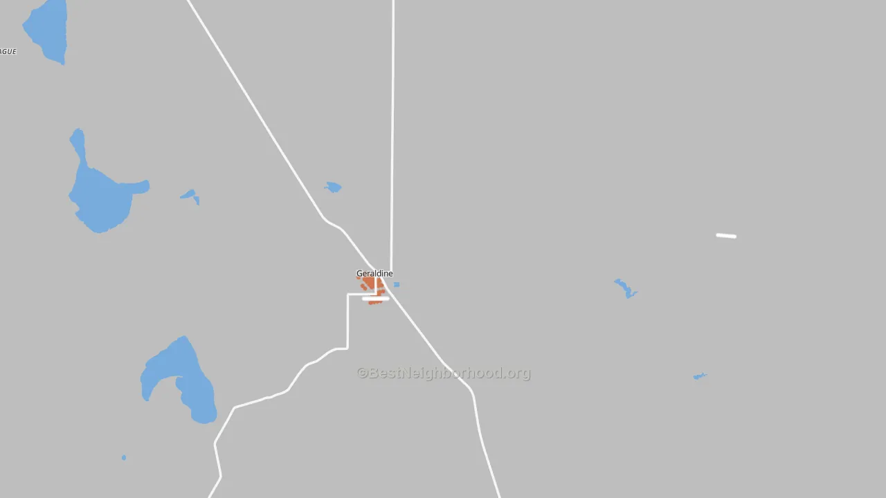Bike Grade map of 59446, MT