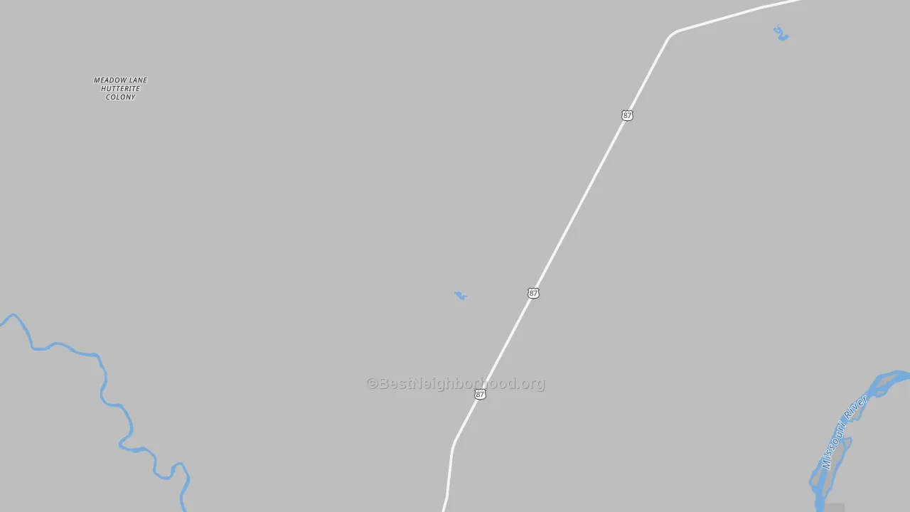 Bike Grade map of 59460, MT
