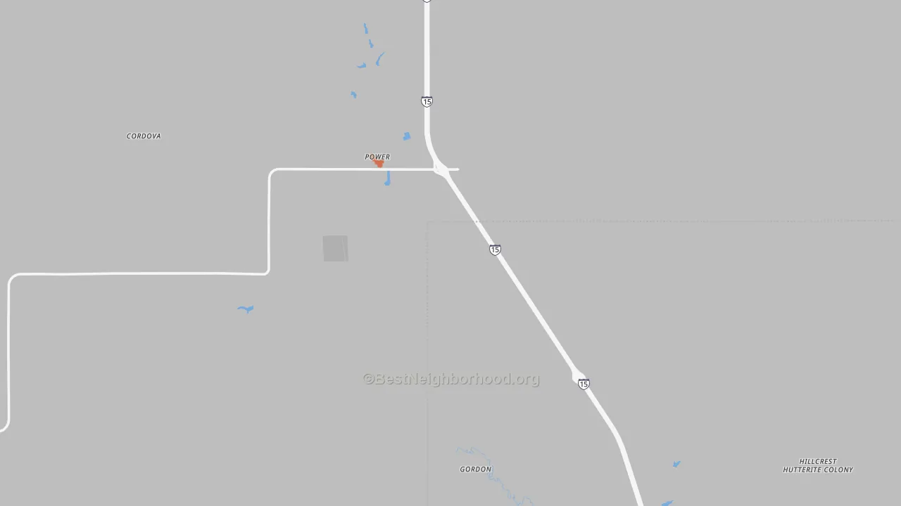 Bike Grade map of 59468, MT