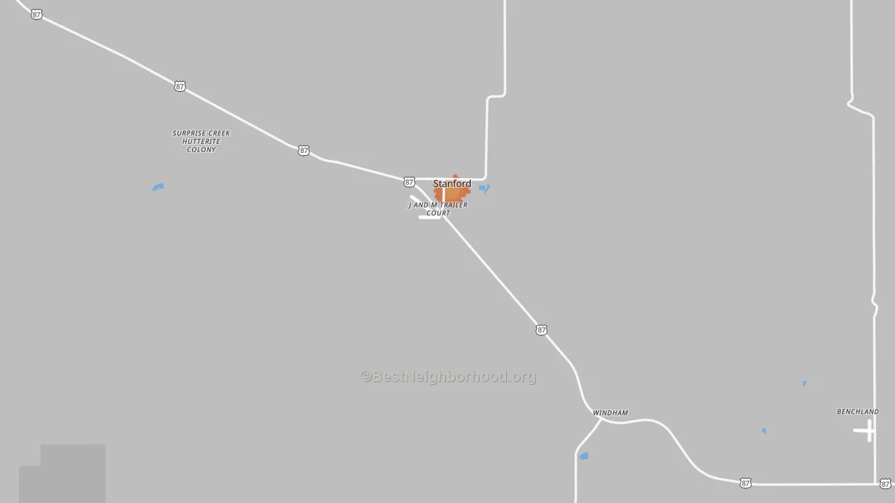 Bike Grade map of 59479, MT