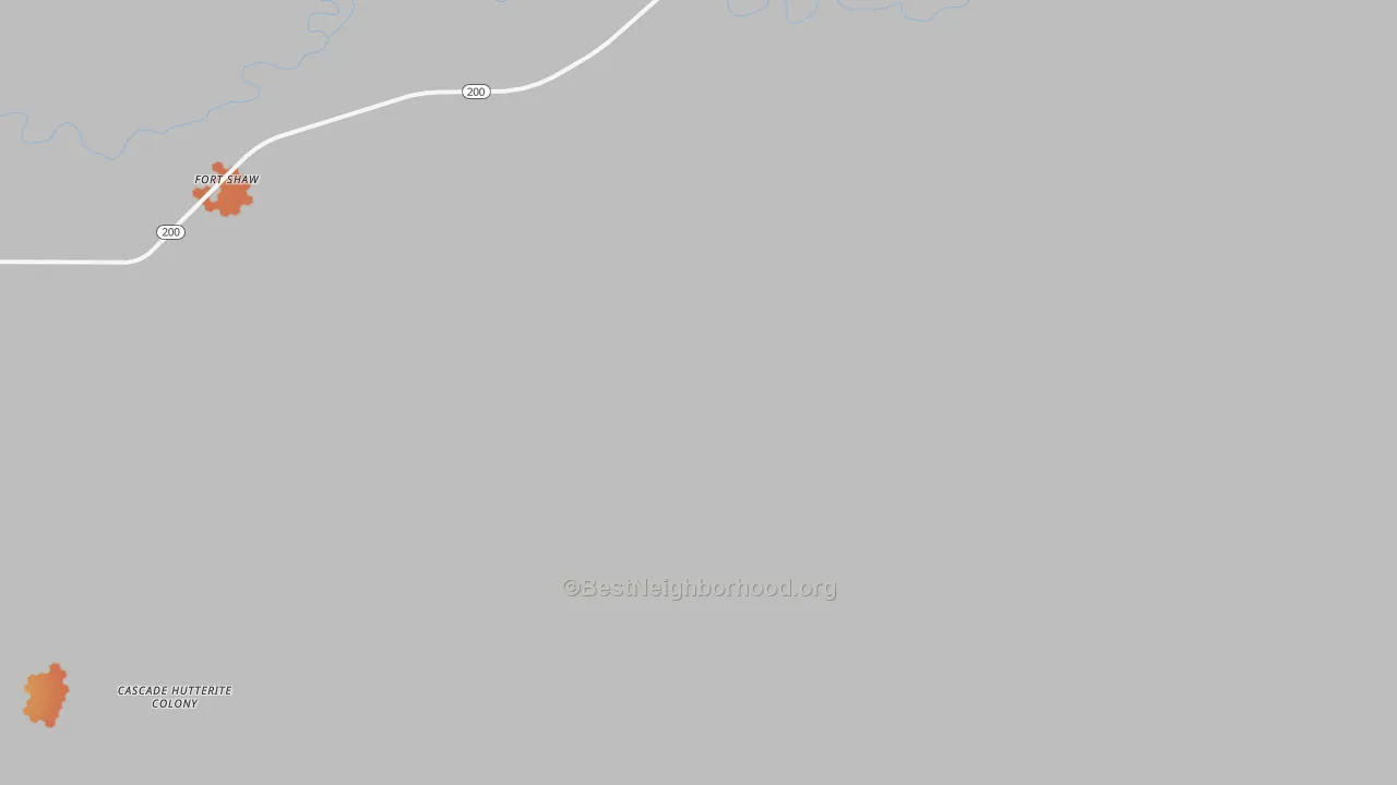 Bike Grade map of 59483, MT