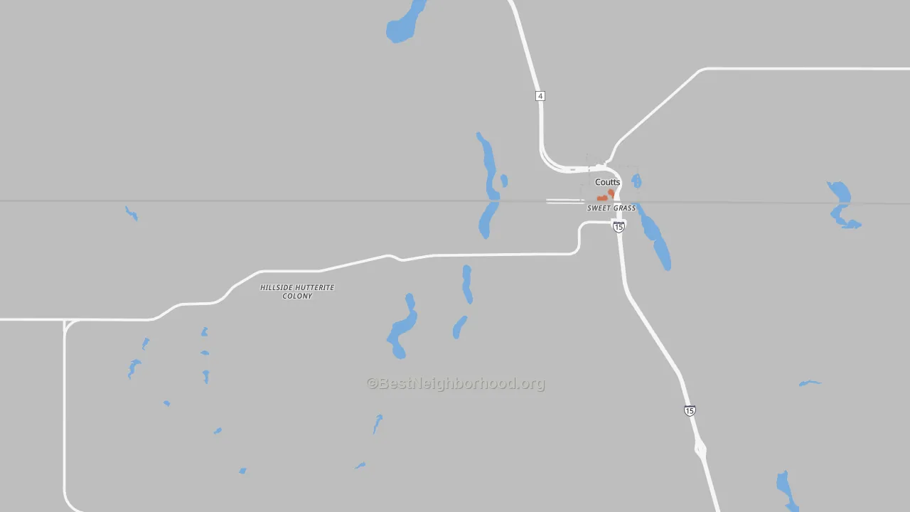 Bike Grade map of 59484, MT