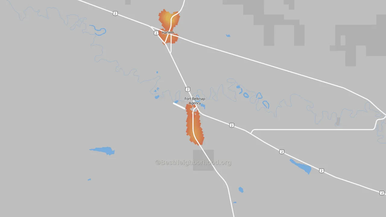 Bike Grade map of 59526, MT