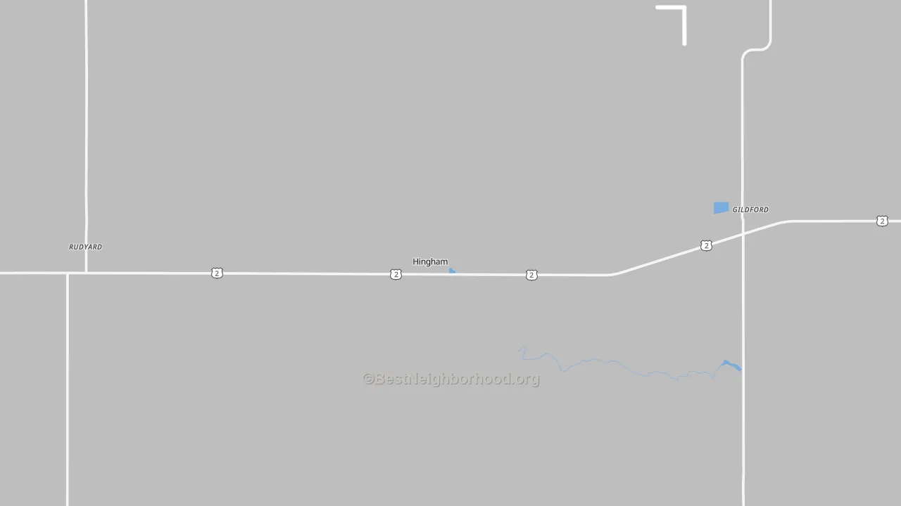 Bike Grade map of 59528, MT