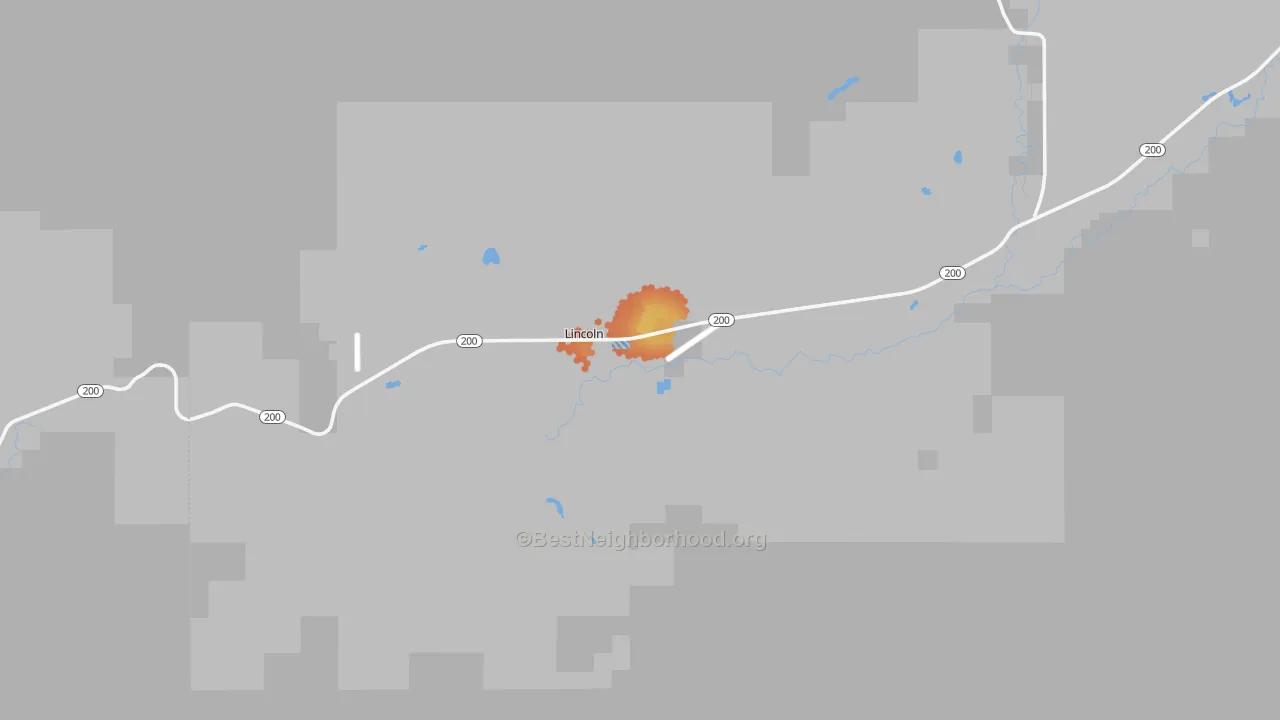 Bike Grade map of 59639, MT