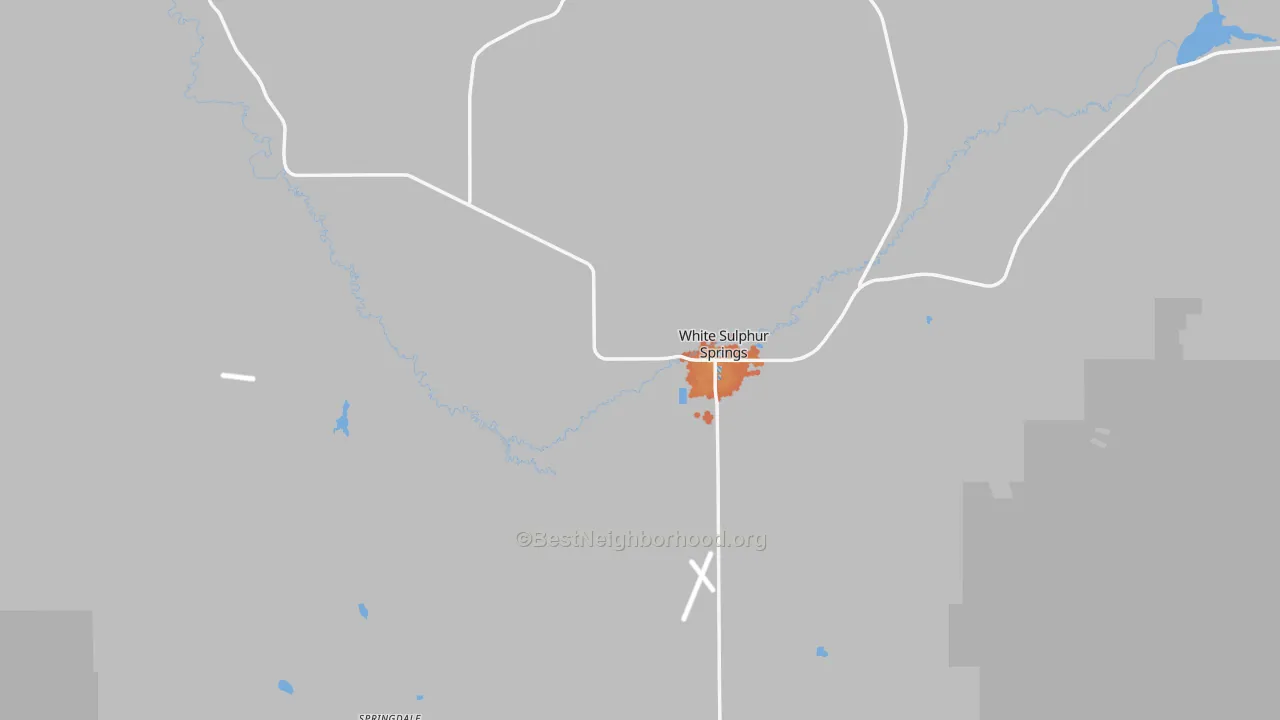 Bike Grade map of 59645, MT