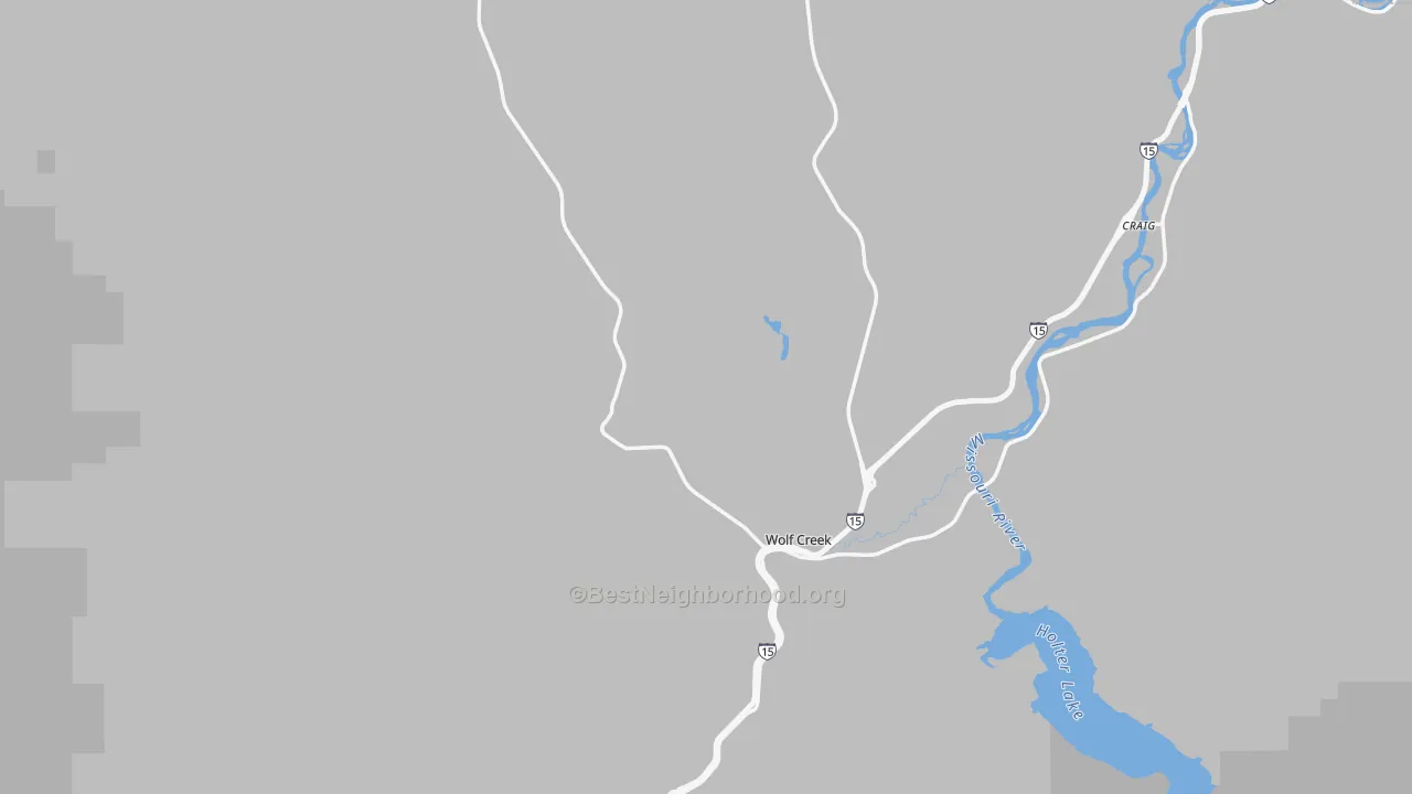 Bike Grade map of 59648, MT