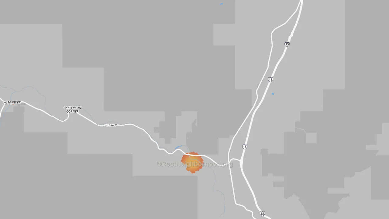 Bike Grade map of 59727, MT