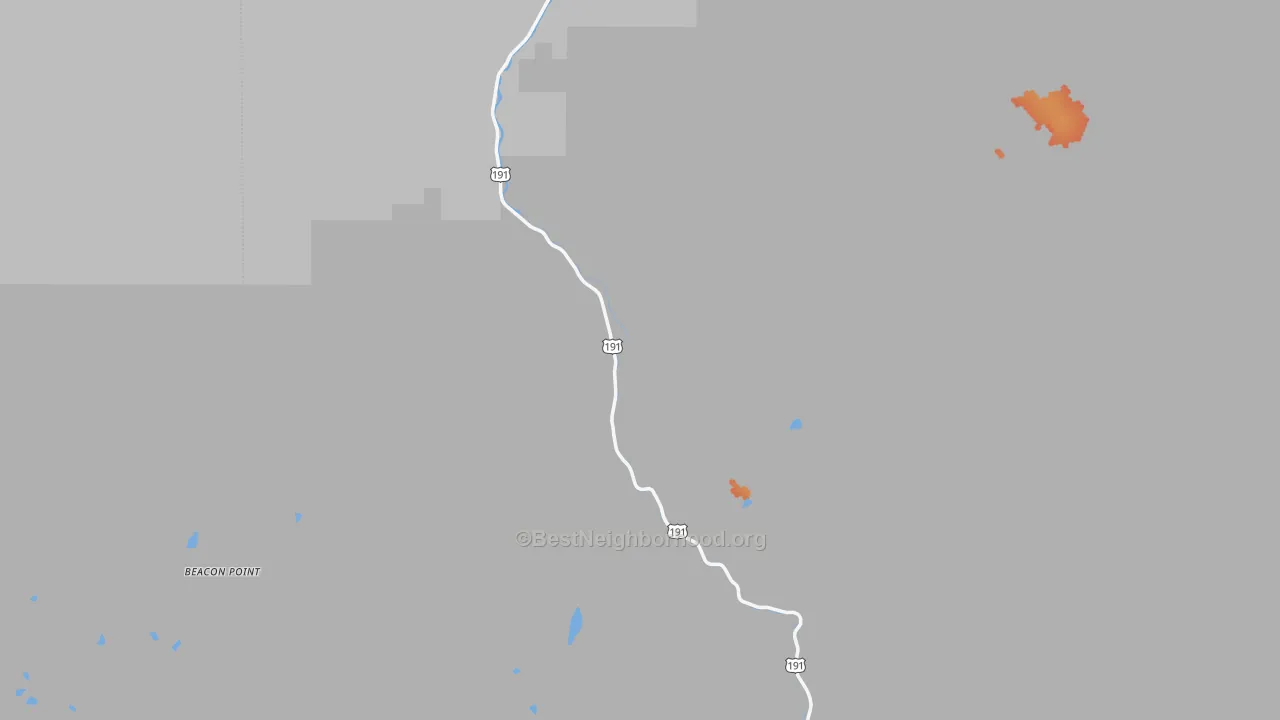 Bike Grade map of 59730, MT