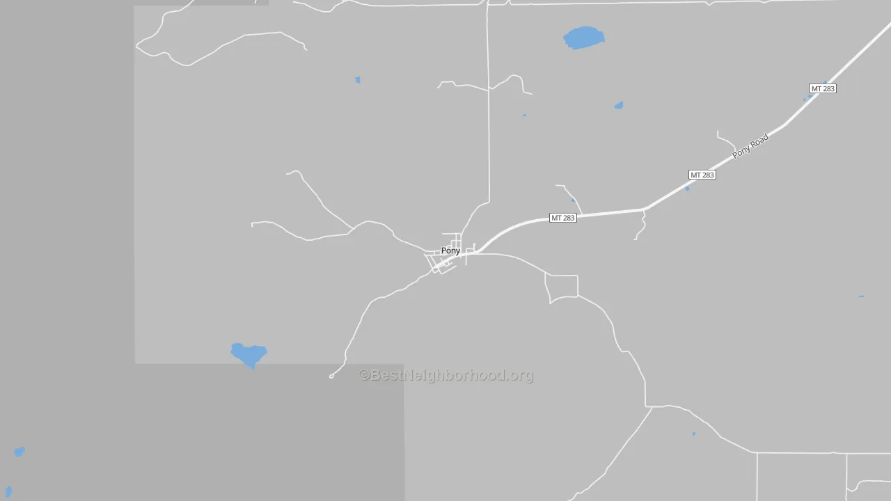 Bike Grade map of 59747, MT