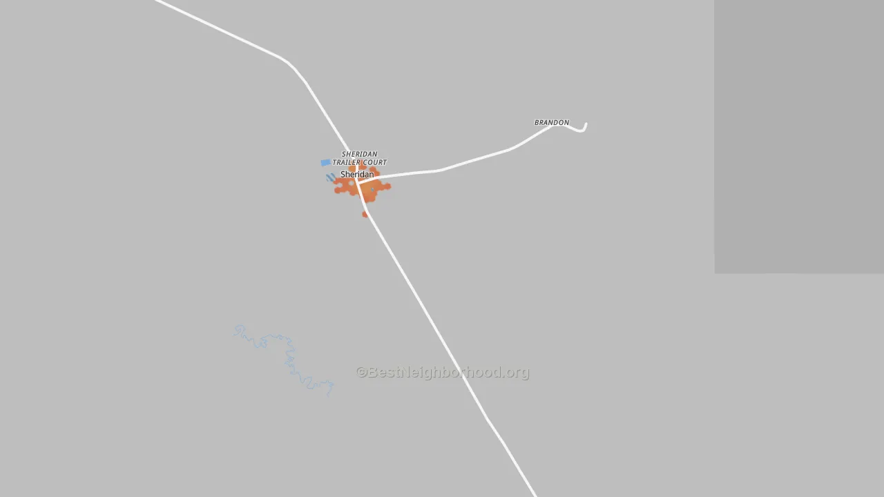Bike Grade map of 59749, MT