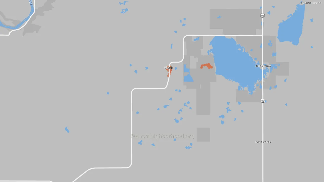 Bike Grade map of 59824, MT