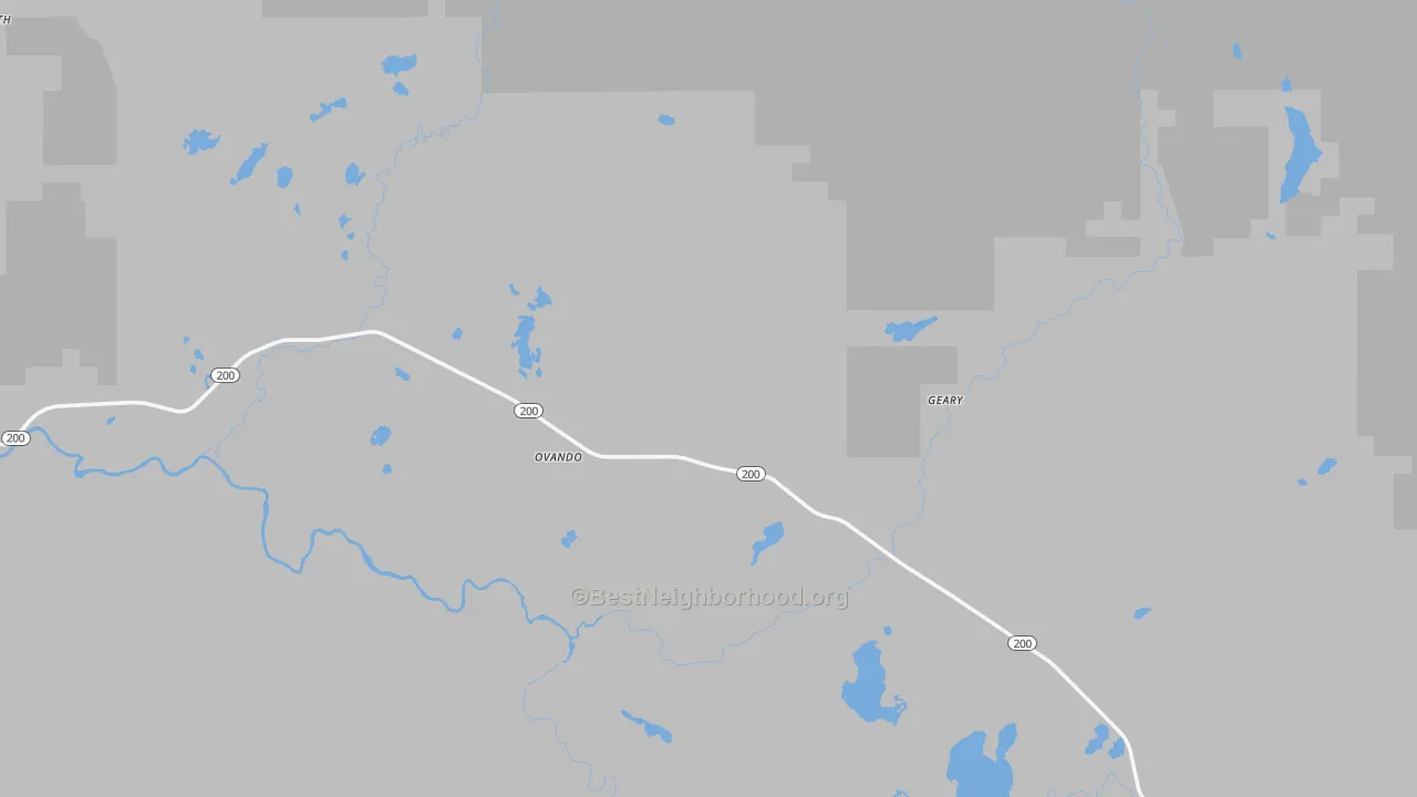 Bike Grade map of 59854, MT