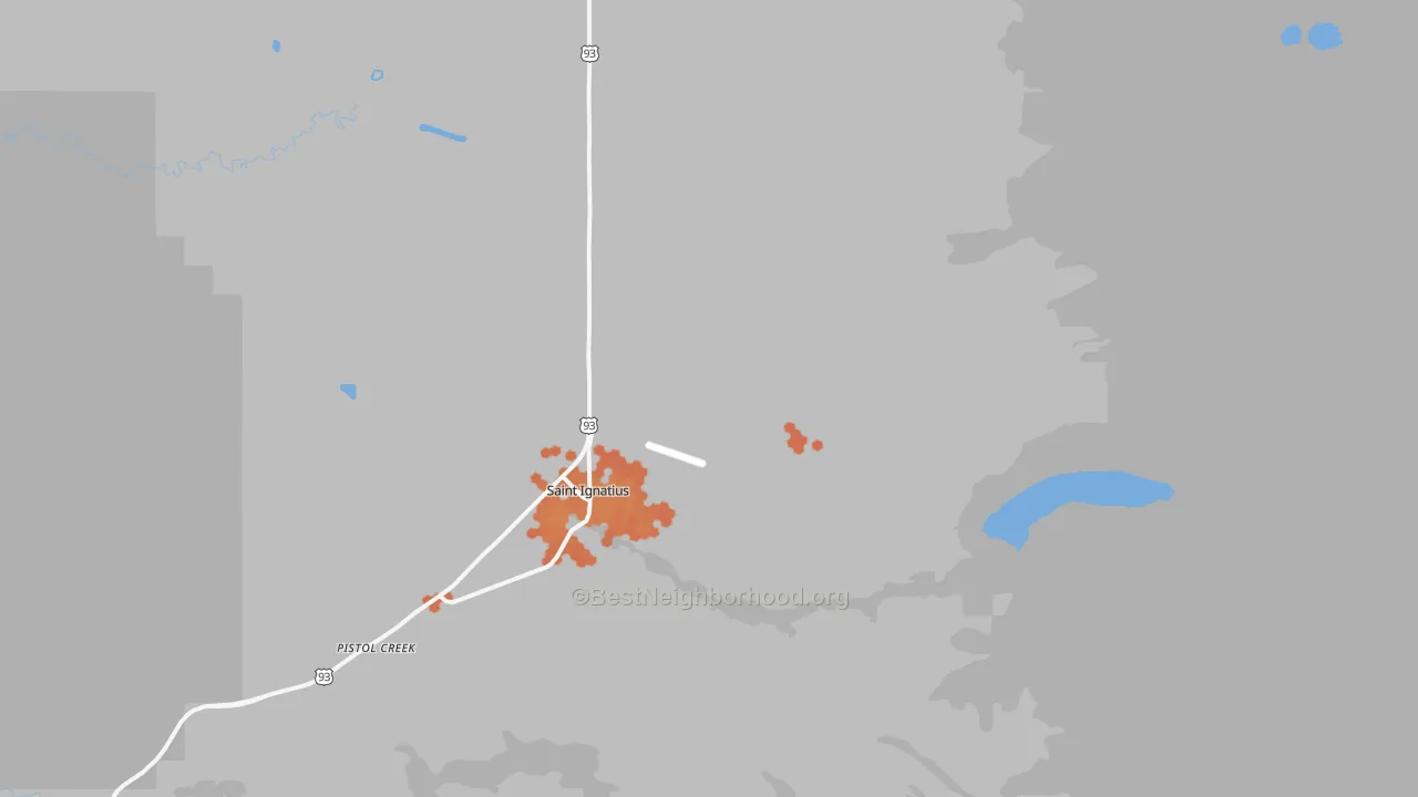 Bike Grade map of 59865, MT