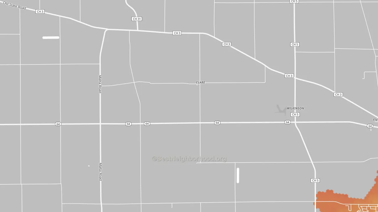 Bike Grade map of 60111, IL