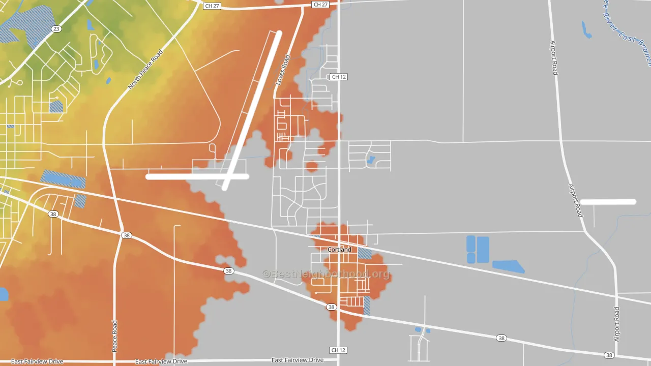 Bike Grade map of 60112, IL